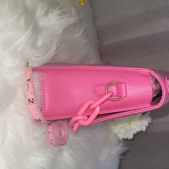 SHEIN Shoulder/ Cross Body Chain Bags Yellow, Hot Pink, and Lilac Bundle - Picture 7 of 8